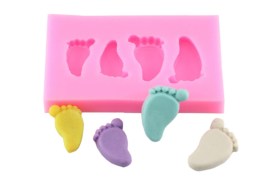 Molde fondant  4 piecitos 002V4 (3)